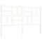 vidaXL Bed Frame without Mattress White 160x200 cm Solid Wood