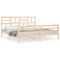 vidaXL Bed Frame without Mattress Super King Size Solid Wood