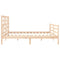 vidaXL Bed Frame without Mattress Super King Size Solid Wood