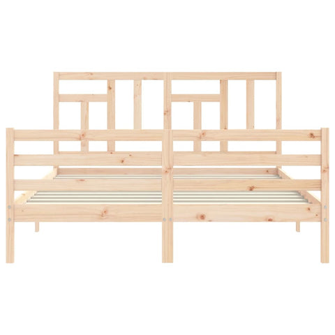 vidaXL Bed Frame without Mattress 160x200 cm Solid Wood