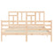 vidaXL Bed Frame without Mattress 160x200 cm Solid Wood