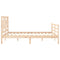 vidaXL Bed Frame without Mattress 160x200 cm Solid Wood