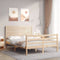 vidaXL Bed Frame without Mattress Small Double Solid Wood