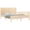 vidaXL Bed Frame without Mattress 160x200 cm Solid Wood