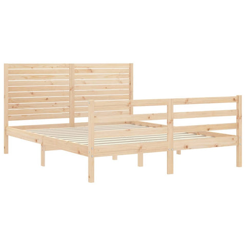 vidaXL Bed Frame without Mattress 160x200 cm Solid Wood