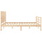 vidaXL Bed Frame without Mattress 160x200 cm Solid Wood