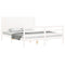 vidaXL Bed Frame without Mattress White 160x200 cm Solid Wood