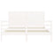vidaXL Bed Frame without Mattress White 160x200 cm Solid Wood