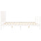 vidaXL Bed Frame without Mattress White 160x200 cm Solid Wood