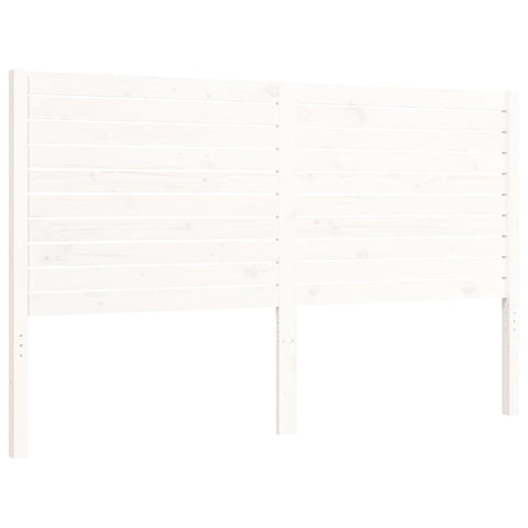 vidaXL Bed Frame without Mattress White 160x200 cm Solid Wood