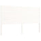vidaXL Bed Frame without Mattress White 160x200 cm Solid Wood