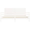 vidaXL Bed Frame without Mattress White Super King Size Solid Wood