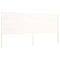 vidaXL Bed Frame without Mattress White Super King Size Solid Wood