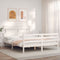 vidaXL Bed Frame without Mattress White 160x200 cm Solid Wood