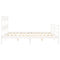 vidaXL Bed Frame without Mattress White 160x200 cm Solid Wood