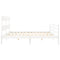 vidaXL Bed Frame without Mattress White Super King Size Solid Wood