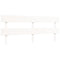 vidaXL Bed Frame without Mattress White Super King Size Solid Wood