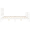 vidaXL Bed Frame without Mattress White 160x200 cm Solid Wood