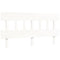 vidaXL Bed Frame without Mattress White 160x200 cm Solid Wood