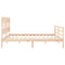 vidaXL Bed Frame without Mattress Super King Size Solid Wood