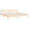 vidaXL Bed Frame without Mattress Super King Size Solid Wood