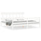 vidaXL Bed Frame without Mattress White Super King Size Solid Wood