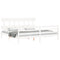 vidaXL Bed Frame without Mattress White Super King Size Solid Wood