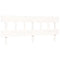 vidaXL Bed Frame without Mattress White Super King Size Solid Wood