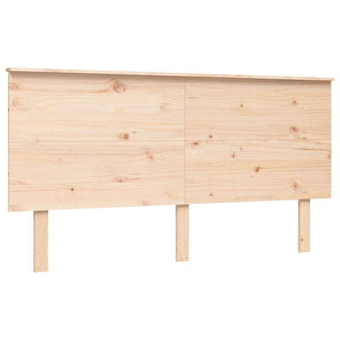 vidaXL Bed Frame without Mattress King Size Solid Wood