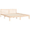 vidaXL Bed Frame without Mattress King Size Solid Wood