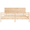 vidaXL Bed Frame without Mattress Super King Size Solid Wood