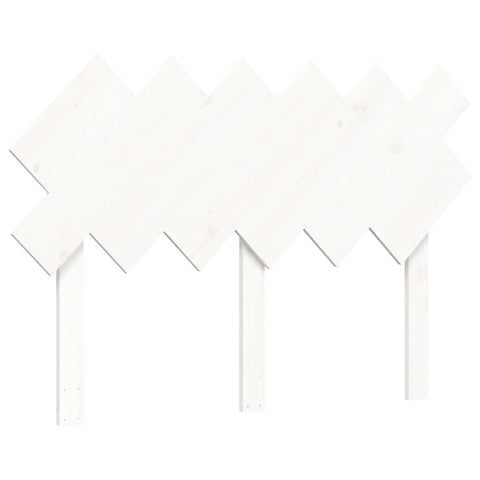 vidaXL Bed Frame without Mattress White Double Solid Wood