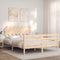 vidaXL Bed Frame without Mattress King Size Solid Wood