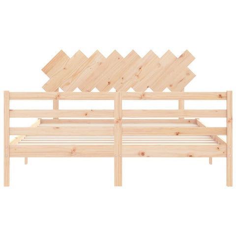vidaXL Bed Frame without Mattress 160x200 cm Solid Wood