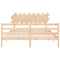 vidaXL Bed Frame without Mattress 160x200 cm Solid Wood