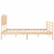 vidaXL Bed Frame without Mattress 160x200 cm Solid Wood