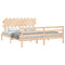 vidaXL Bed Frame without Mattress Super King Size Solid Wood