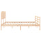 vidaXL Bed Frame without Mattress Super King Size Solid Wood