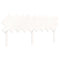 vidaXL Bed Frame without Mattress White Super King Size Solid Wood