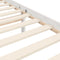 vidaXL Bed Frame without Mattress White Super King Size Solid Wood
