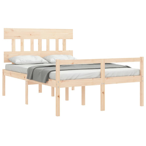 vidaXL Senior Bed without Mattress 140x190 cm Solid Wood