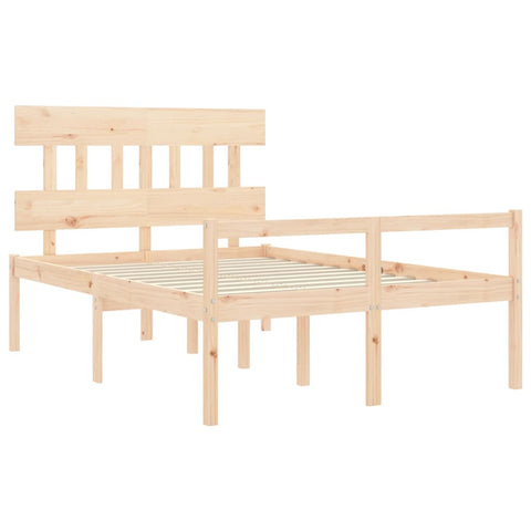 vidaXL Senior Bed without Mattress 140x190 cm Solid Wood