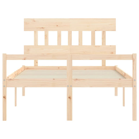 vidaXL Senior Bed without Mattress 140x190 cm Solid Wood
