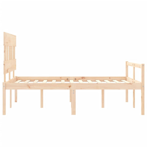 vidaXL Senior Bed without Mattress 140x190 cm Solid Wood