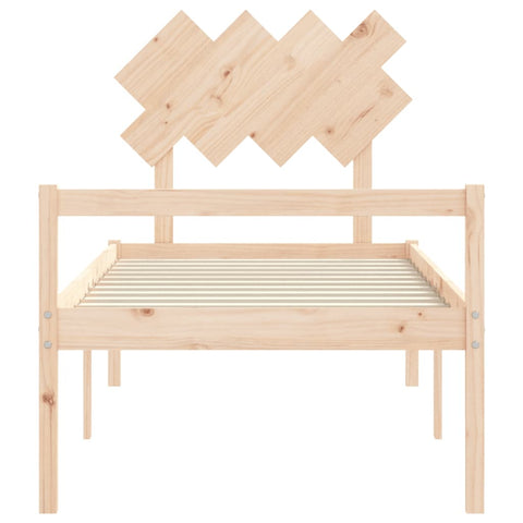vidaXL Senior Bed without Mattress Single Solid Wood