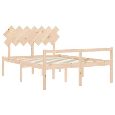 vidaXL Senior Bed without Mattress 140x190 cm Solid Wood