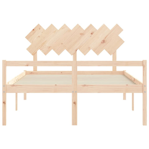 vidaXL Senior Bed without Mattress 140x190 cm Solid Wood