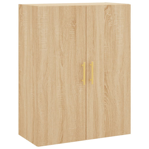 vidaXL Wall Mounted Cabinets 2 pcs Sonoma Oak 69.5x34x90 cm