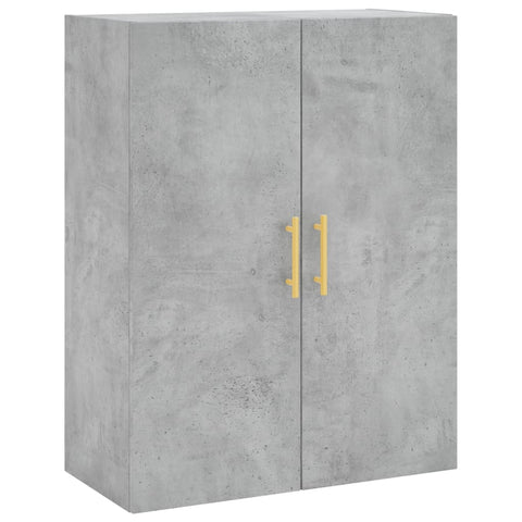 vidaXL Wall Mounted Cabinets 2 pcs Concrete Grey 69.5x34x90 cm