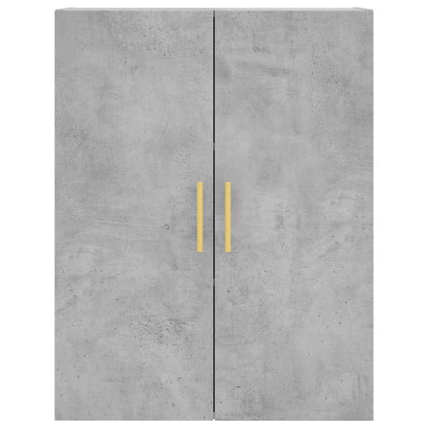vidaXL Wall Mounted Cabinets 2 pcs Concrete Grey 69.5x34x90 cm